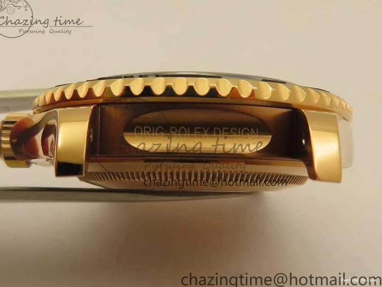 0405 Yacht-Master 126655 RG 3EF 1:1 Best Edition Black Ceramic Bezel on Black Rubber Strap VS Reliable 2488